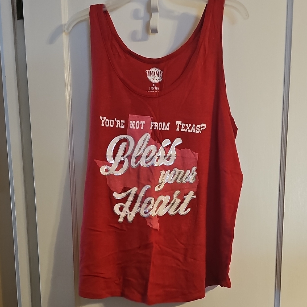Texas Red Graphic Tank Top